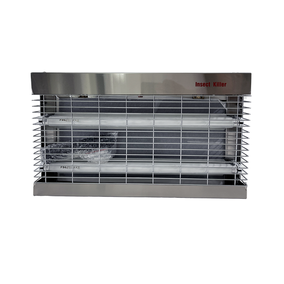 Ловушка для насекомых Insect-Killer JB10-2X15WB (s 150 м2) (с безосколочными лампами shatterproof) нерж. сталь