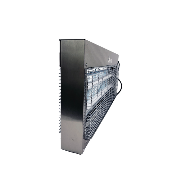 Ловушка для насекомых Insect-Killer SP100-2X20W IPX4 (s 300 м2) (с безосколочными лампами shatterproof)  нерж. сталь