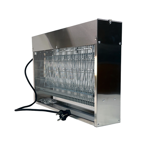 Ловушка для насекомых Insect-Killer JA220-2X15W (s 200 м2) (с безосколочными лампами shatterproof)  нерж. сталь
